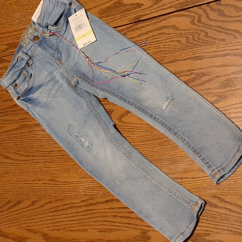 Lucky Brand Girls Jeans. Size 4T
